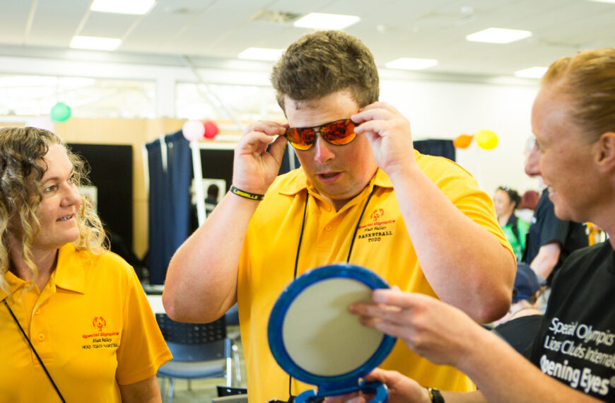 Over 800 pairs of glasses provided at National Games Health Screenings